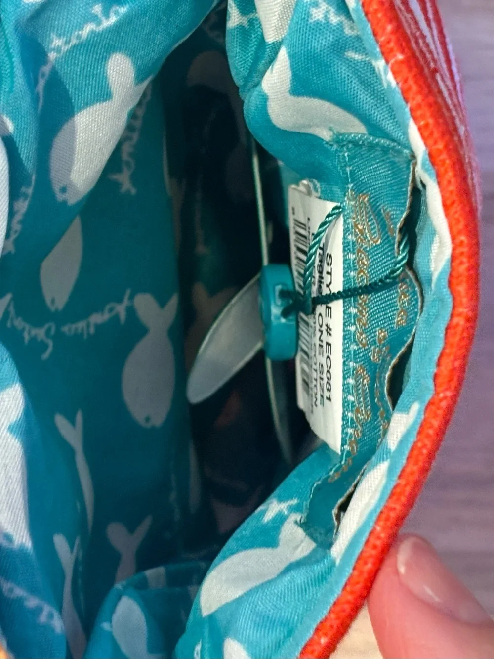 NWT Antica Santoria Limoncello Crossbody Bag - Red & White Stripe